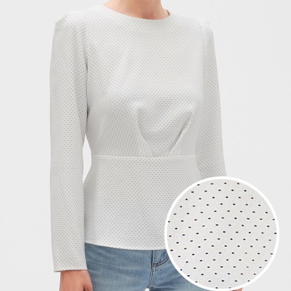 Banana Republic Factory Tops - BANANA REPUBLIC FACTORY Peplum Long sleeves